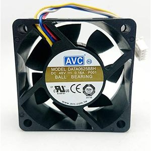 Original AVC DATA0625B8H DC48V 0.16A 60 * 60 * 25MM 4 Lines Dual Ball Bearing Inverter cooling fan