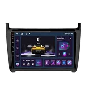 Android Touch Screen Car Stereo 9 Inch Car Stereo Radio Plug And Play Autotoebehoren Autoradio met Bluetooth En Navigatie En Achteruitrijcamera Voor VW Volkswagen POLO 5 Sedan 2008-2020 (Size : M50