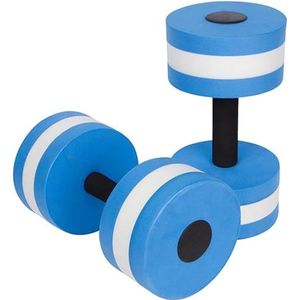 Set van 2 waterhalters, aerobics, zwembadhalters voor oefeningen, aqua-halters, gewichtsverlies, fitnessapparatuur, zwembadhalters (blauw)