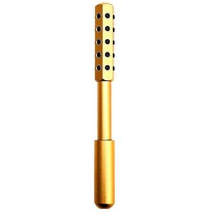 JIUJ Radiance Roller - Germanium Stone Uplifting gezicht/oog/lichaamsmassage Beauty Roller/tool voor huidversteviging/versteviging, ontpuffen, anti-aging en spanningsverlichting (goud)