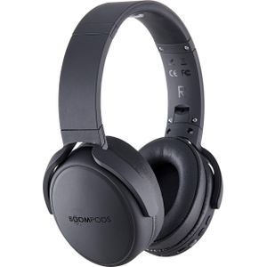 Boompods Headpods Pro Bluetooth Zwart (Geen ruisonderdrukking, 12 h, Draadloze), Koptelefoon, Zwart