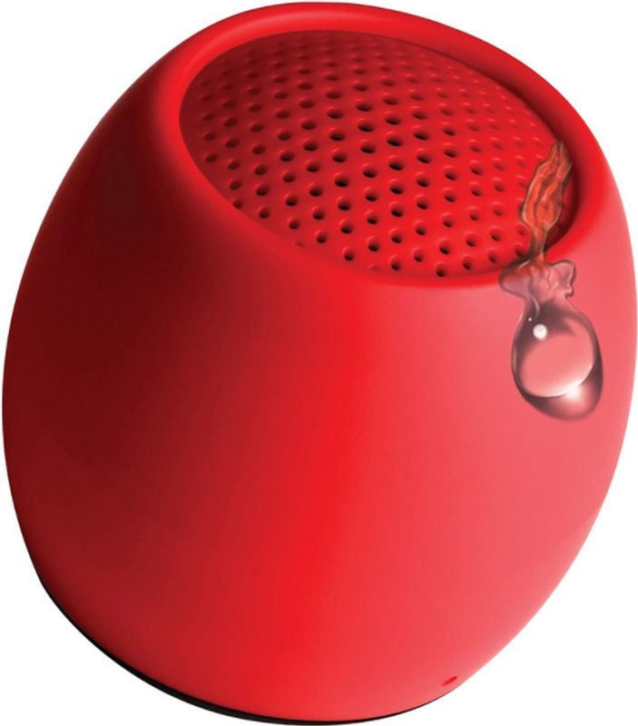 Boompods - Zero Bluetooth Speaker - Rood - Waterdicht - Schokbestendig