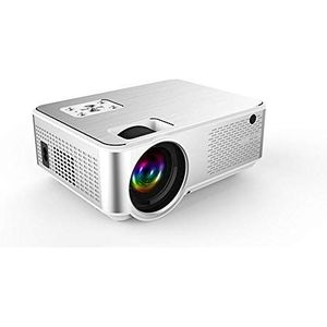 DKEE projector Remote Office Ondersteuning 1080P Projector Lenscoating Multi-chip High-definition Home Theater Projector