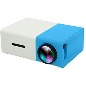 DKEE projector Home Entertainment Draagbare Projector Ondersteuning Mini Projector Mini HD 1080 Mobiele Macht (Color : Blue)