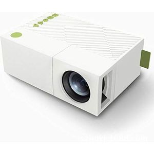 DKEE projector Pocket Mini LED-projector Huis Projector 1080p HD Mobiele Vermogen Kan Worden Aangesloten