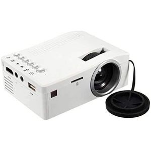 DKEE projector De Nieuwe Witte LED LCD 1080p Full HD Home Cinema Theater Media Gebruiken Multifunctionele Mini Draagbare Videoprojector Ondersteuning Van USB TV VGA SD HDMI Projector