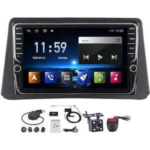 Android 11 2 DIN Auto Stereo Audio Radio voor Opel Mokka 1 2012-2016 Met GPS-Navigatie 9 Duim Touchscreen-Ondersteuning FM AM RDS DAB+ Radio/Carplay Android Auto/Bluetooth 5.0 (Size : K200S)