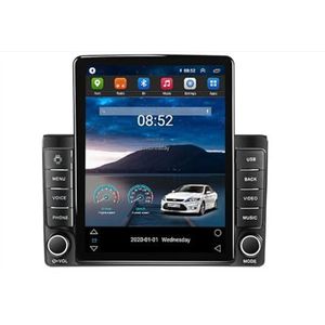 Android 11 9,7 Inch Scherm 2 Din Car Stereo voor Audi A4 II 2 B6 III 3 B7 2000-2009 Android Auto Autoradio met BT 5.0 DTS GPS Navigatie FM AM Ondersteuning Back-up Camera Carplay (Size : TS800 8-Co