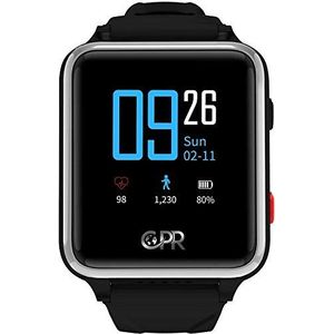 CPR Guardian II - 50 mm - smart watch met band - silicone - zwart - 50 g