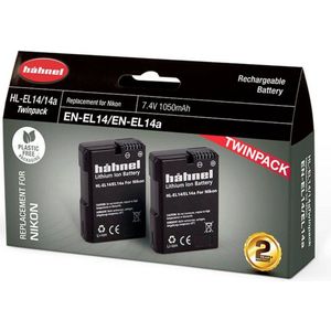 HAHNEL HÄHNEL batterij NIKON HL-EL14/14A TWIN PACK