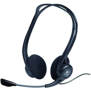 Logitech - 960 - Headset - Zwart - USB - Opvouwbare Microfoon