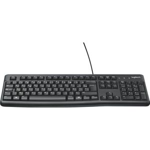 Logitech - Mk120 Combo Toetsenbord - Zwart - Kunststof