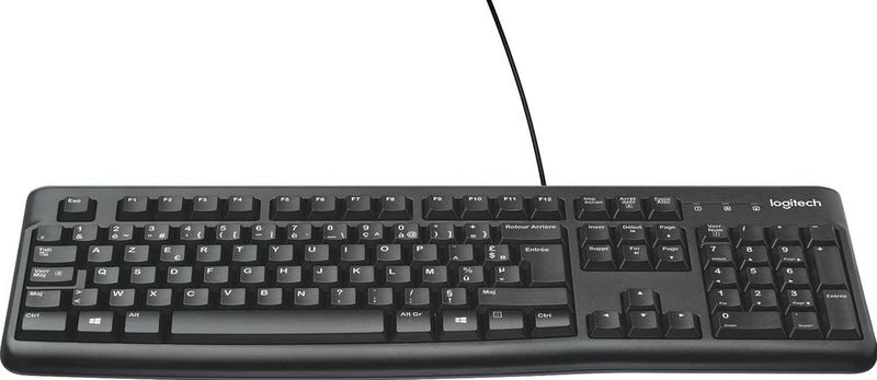 Logitech - Mk120 Combo Toetsenbord - Zwart - Kunststof