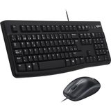 Logitech Desktop MK120 toetsenbord Inclusief muis USB QWERTY Spaans Zwart