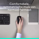Logitech - Mk120 Combo - Toetsenbord En Muis - Zwart - Kunststof
