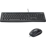 Logitech - Mk120 Combo - Toetsenbord En Muis - Zwart - Kunststof