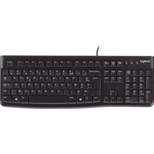 Logitech K120 - Toetsenbord - AZERTY BE - Zwart