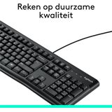 Logitech - K120 Toetsenbord - Zwart - USB Verbinding