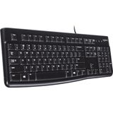Logitech - K120 Toetsenbord - Zwart - USB Verbinding