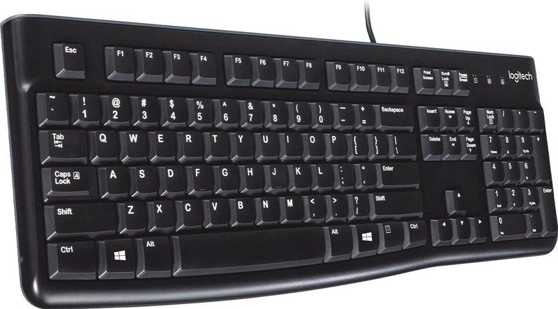Logitech - K120 Toetsenbord - Zwart - USB Verbinding