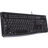 Logitech - K120 - Toetsenbord - Zwart - Bedraad - Spaans QWERTY