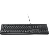 Logitech K120 Toetsenbord - Bedraad - Zwart - USB Plug-and-Play