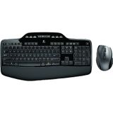 Logitech MK710 - Draadloos Toetsenbord en Muis - Azerty BE - Zwart