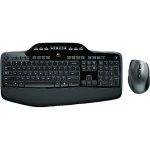 Logitech MK710 - Draadloos Toetsenbord en Muis - Azerty BE - Zwart