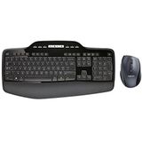 Logitech MK710 draadloze toetsenbord muisset, 2,4 GHz verbinding via Unifying USB-ontvanger, 3 jaar batterijduur, LCD-batterijweergave, polssteun, PC/laptop, Franse AZERTY-lay-out