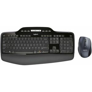 Logitech Wireless Desktop MK710 - Toetsenbord en muis set - draadloos - 2.4 GHz - Spaans