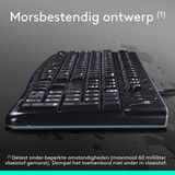 Logitech - K120 - Toetsenbord - Zwart - USB Verbinding