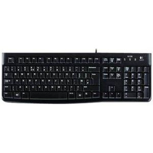 Logitech K120 - Bedraad Toetsenbord - QWERTY ISO - Zwart