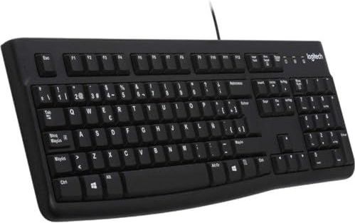 Logitech K120 - Toetsenbord USB QWERTY - Spaans / Zwart