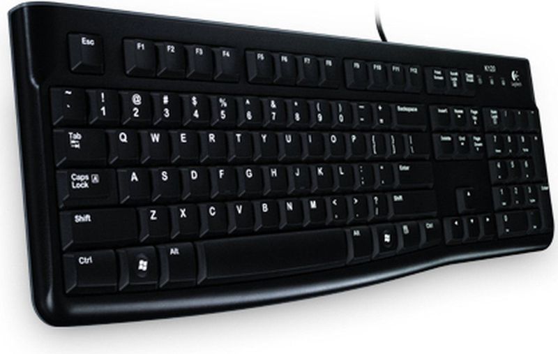 Logitech Keyboard K120 for Business toetsenbord USB QWERTY Russisch Zwart