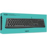 Logitech Keyboard K120 for Business toetsenbord USB QWERTZ Zwitsers Zwart