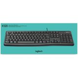 Logitech Keyboard K120 for Business toetsenbord USB QWERTZ Zwitsers Zwart