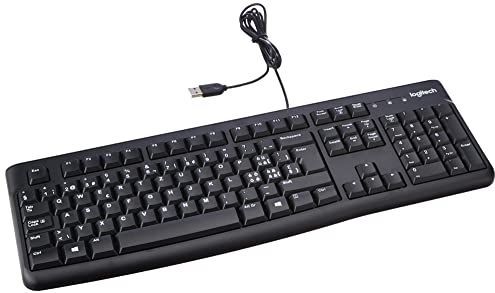 Logitech Keyboard K120 for Business toetsenbord USB QWERTZ Zwitsers Zwart
