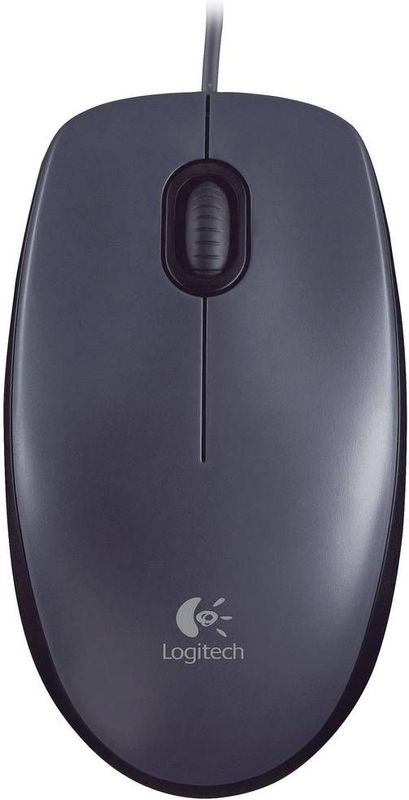 Logitech - M90 - Bedrade Muis - Zwart - USB Aansluiting