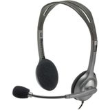Logitech - H110 - Headset - Grijs - Dubbele 3,5MM Aansluiting