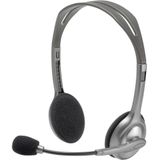 Logitech - H110 - Headset - Grijs - Dubbele 3,5MM Aansluiting