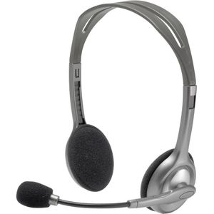 Logitech - H110 - Headset - Grijs - Dubbele 3,5MM Aansluiting