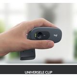 Logitech 0p HD Webcam 3MP Grijs