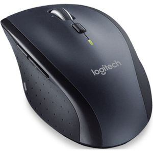 Logitech M705 - Draadloze Marathon Muis - USB - Rechtshandig - Grijs
