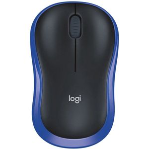 Logitech Mouse M185 Wireless black blue (910-002236) (910002236)