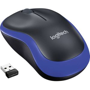 Logitech M185 Draadloze Muis - Blauw