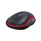 Logitech - M185 - Draadloze Muis - Rood - 2,4 GHz - USB-Mini-Ontvanger