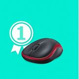 Logitech Mouse M185 Rood