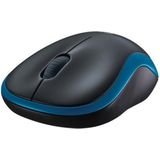 Logitech - M185 - Draadloze Muis - Blauw - Optisch - Ambidextrous