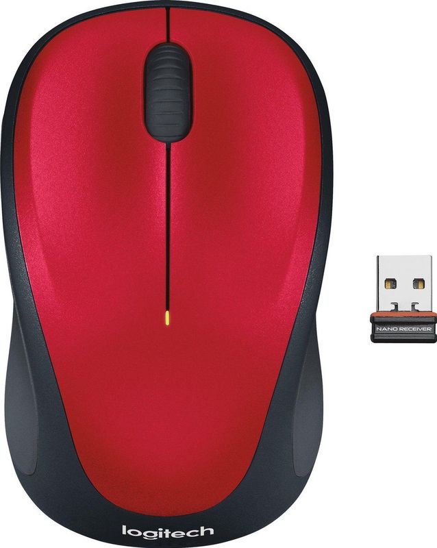 Logitech M235 - Draadloze Muis - Rood