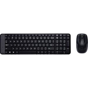 Logitech Wireless Combo MK220 toetsenbord Inclusief muis USB Spaans Zwart